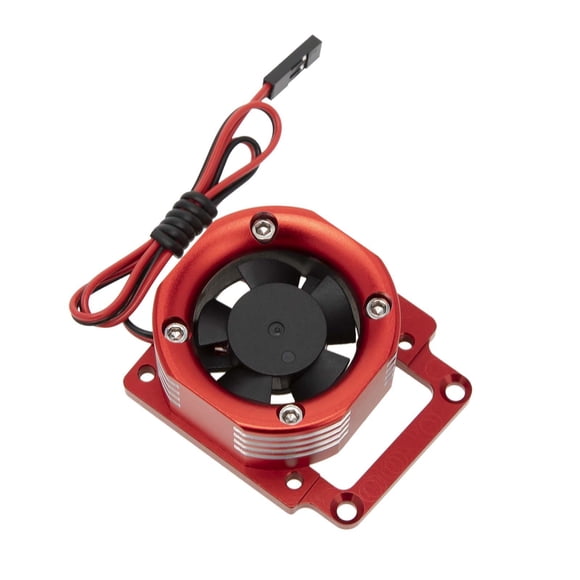 Ventilador De Refrigeración De Metal Con Disipación De Calor Del Motor 1:8 Para 4WD Sledge Monster Truck Red