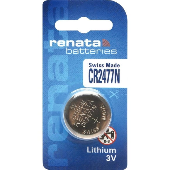 Batería Renata CR2477N 3V Litio (6 baterías)