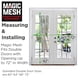 thumbnail image 4 of Puerta mosquitera magnética Magic Mesh Double Door 190x210 cm, 4 of 7