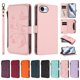 thumbnail image 3 of Funda Cartera Mariposa para [iPhone 17e/iPhone 16e] con Soporte y Cremallera Rosa, 3 of 6