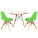 thumbnail image 1 of Set Mesa Blanca C/2 Sillas Verde Eames, 1 of 3