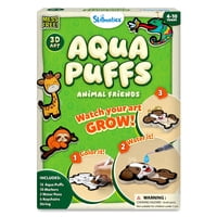 Kit De Arte Skillmatics Aqua Puffs Animals Con Pintura Que No Ensucia