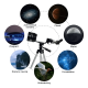 thumbnail image 3 of Telescopio Monocular F30070m Astronómico Plateado, 3 of 3