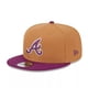 thumbnail image 3 of Jockey Gorra New Era 9Fifty 2-Tone Mlb Atlanta Braves Light Blue/Purple, 3 of 6