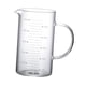 thumbnail image 3 of Vasos de vidrio con escala medidora Jarras Recipientes transparentes resistentes al calor Jarra de agua para el hogar con taza medidora con escala par , 500 mL 500ml, 3 of 5