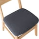 thumbnail image 1 of Xiao Hua Funda de Silla de Restaurante Simple de Color Sólido Universal para Cuatro Estaciones, Funda de Cojín de Silla Elástica, Juego de 2 Piezas, Gris Oscuro, 1 of 4