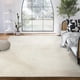 thumbnail image 1 of Alfombra de área Abani Nuevo 61x91 cm beige y blanco con diseño espiral, 1 of 9