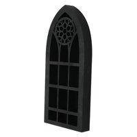 Magideal - Estante De Exhibición De Pared Iglesia Moderna Diseño De Ventana Titular De Piedras Estantes Para Colgar En La Pared Para Cocina Baño Oficina Habitaci