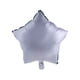 thumbnail image 1 of Lámina de aluminio con forma de estrella divertida, color plateado mate, 53 x 46 cm, 1 of 1