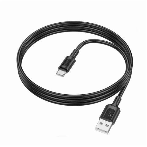 Cable Carga Rápida Borofone Bx111 Negro Usb-A A Usb-C 3.0A