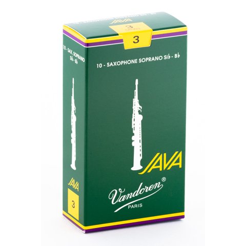 Cajas De Cañas Saxo Soprano Java Nº3.0 Sr303 Vandoren