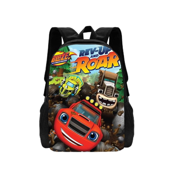 Blaze and Monster Machine Backpack Boys and Girls Pencil Bag Cartoon Printed Book Bag Mochila Children's Best Gift
