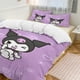 thumbnail image 1 of Kuromi Quilt Set Thicken Soft 3 Pieces Bedding Set All Season Duvet Cove with 2 Pillowcases for Adult Women Girls Teens Home Room Decor, 1 of 5