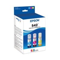 Paquete Combinado De Botellas De Tinta Epson 542 Ecotank De Capacidad Ultra Alta