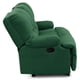 thumbnail image 4 of Bergere Perugia Reclinable 3 Cuerpos Tela Velvet Verde, 4 of 8