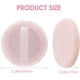 thumbnail image 2 of 12 borlas de maquillaje de algodón rosa, borlas redondas para polvos, borlas de terciopelo para polvos sueltos, lavables, 2 of 6