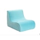 thumbnail image 1 of Sofa Komodo 1 Cuerpo Felpa Turquesa, 1 of 4
