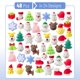 thumbnail image 2 of Squishy Toys Mr. Pen Christmas, 48 unidades, para niños y adultos, 2 of 9