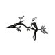 thumbnail image 1 of Metal Bird Decor Yard Art Sculpture Figurine Estatua Decorativa Animal 15.5x28cm, 1 of 5