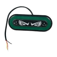 Ioensy - Luz De Posición Lateral Impermeable Para Exterior Del Vehículo, Delantera Y Trasera, 12 V/24 V, Color Verde