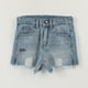 thumbnail image 1 of Short Niña Azul Denim Roto Barbie, 1 of 4