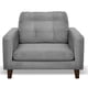 thumbnail image 1 of Sofa Napoles 1C Tela Velvet Gris, 1 of 3
