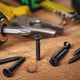 thumbnail image 4 of Tornillos ranurados, tornillos antiguos para madera, tornillos cortos de acero pulido negro, tornillos para madera, tornillos de montaje para el hogar | Paquete de 210 piezas de ferretería, 4 of 8