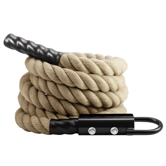 Cuerda Para Trepar De Cañamo Yute Con Anclaje 7mts X 25mm