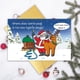 thumbnail image 2 of Tarjeta de felicitación navideña COLINHELIN Funny Santa Merry Christmas, 2 of 7