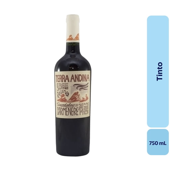 Vino Carménère Botella, 750 mL