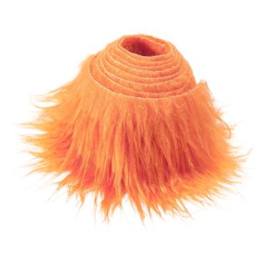 Magideal - Telas Sintéticas, Tela Artificial, Juguete De Peluche, Cintas Suaves Hechas A Mano, Cortes , Costura Para , Barba, Pelo, De Navidad , Naranja