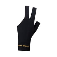 Magideal - Guantes De Billar De 3 Dedos, Guantes De Piscina, Accesorios De Taco De Poliéster, Cómodos, Antideslizantes, Guantes Universales Para Taco De Billar, Negro