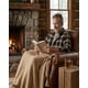 thumbnail image 1 of Set 2 Mantas Borlas Decorativas Rusticas Pieceras Sillon, 1 of 6