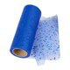 thumbnail image 1 of Tul Con Purpurina De 10 Yardas De Moda Para Decoración De Coronas, Telas De Ropa, Arte DIY, Azul Profundo, 1 of 5