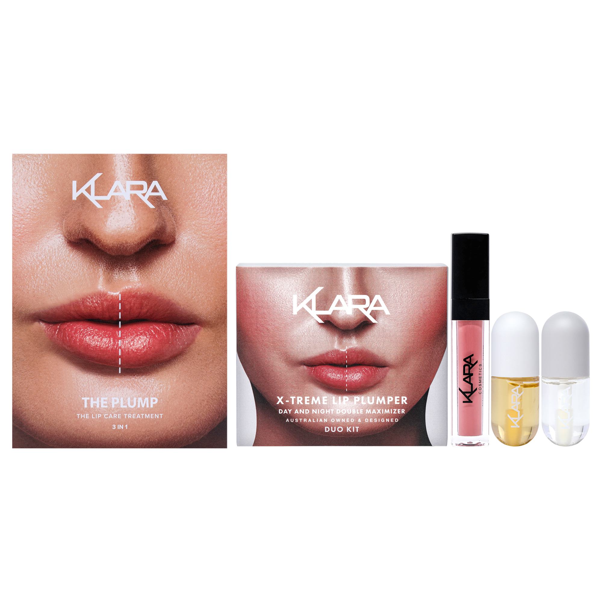 Set De Tratamiento Para Labios Klara The Plump Kit 3 Piezas
