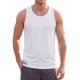 thumbnail image 1 of INSPIRE CHIC Camiseta sin mangas para hombre de musculación, gimnasio, entrenamiento atlético, XXL, blanca, 1 of 5
