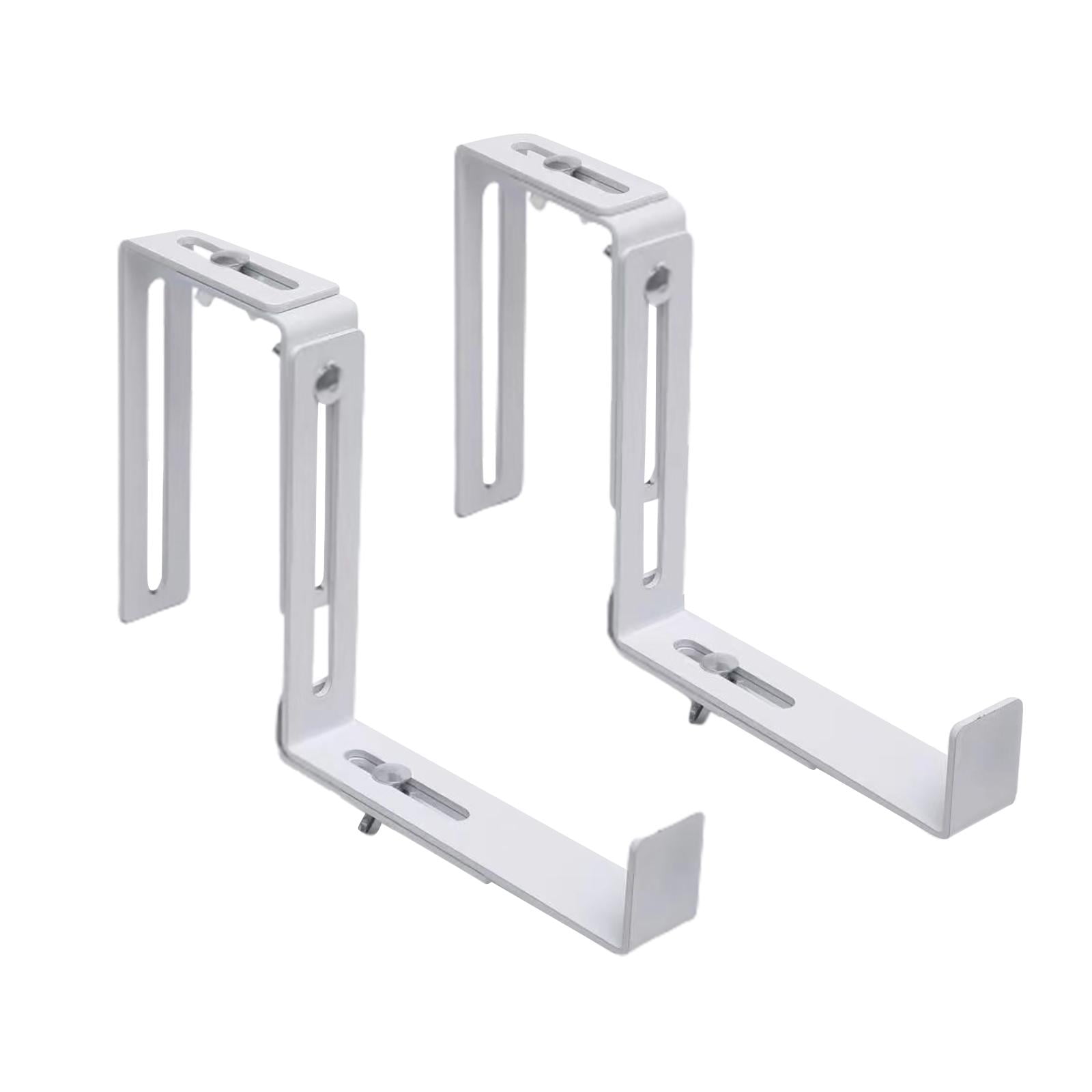 Magideal - 2x Gancho Para Maceta Con Barandilla, Soporte Para Jardinera, Valla Resistente Para Jardín, Balcón, Macetero Duradero, Soporte Para Maceta, Soporte Pa