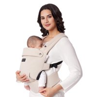 Momcozy Portabebés Ergonómico, Cangurera Manos Libres Multifuncional Para Bebés De 3.5 A 20 Kg