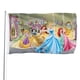 thumbnail image 1 of Princesas Disney Bandera impresa con temática, regalo perfecto para fanáticos, amigos y familiares, y adecuada para actividades al aire libre e interiores, decoraciones de fiesta. 120*180CM, 1 of 6
