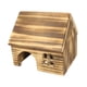 thumbnail image 2 of Casa de hámster de madera casa de madera cabaña de juguete decoración de hábitat de decoración de hábitat suministros refugio para mascotas para ratón S, 2 of 5