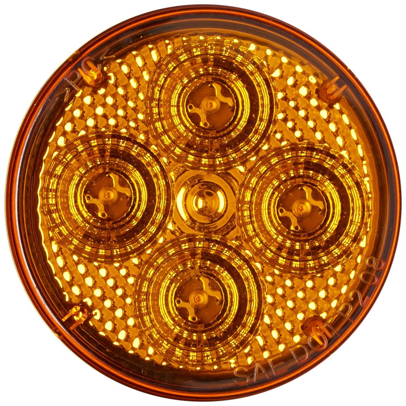 Luz Led Roadpro Rp1010adl 2.5, Lente Redonda En Forma De Diamante Sellada