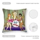 thumbnail image 5 of Josie y las Gatimelódicas Fundas de almohada de terciopelo con tema, regalos de funda de almohada, decoración para el hogar, cojín de lanzar, regalo de cumpleaños para fans y parejas.61*61cm., 5 of 6