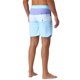 thumbnail image 3 of INSPIRE CHIC Pantalones Cortos de Natación a Rayas con Bloque de Color y Cintura con Cordón para Hombre 28 Azul Cielo, 3 of 6