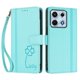 thumbnail image 3 of Funda Cartera Trébol para PT33-MOTO Edge 70 Max 5G con Ranuras Tarjetas y Carga Inalámbrica Verde menta, 3 of 5