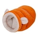 thumbnail image 4 of Casa Para Perros De Interior Cojín Semicerrado Invierno Cálido Sueño Perrera Gatos Cama Nido Naranja L, 4 of 5