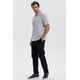 thumbnail image 4 of Polera Hombre Piqué Básica Lisa Gris Melange, 4 of 4