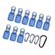 thumbnail image 4 of Protector De Anzuelo De Plantilla De Calamar De 9 Piezas Con Mosquetones Ganchos Portátiles Tapas De Seguridad Azul S, 4 of 5