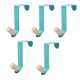 thumbnail image 1 of 5 Ganchos Para Puerta De Gabinete Sin Perforación, Toallero Para Sombreros, Color Azul, 1 of 3