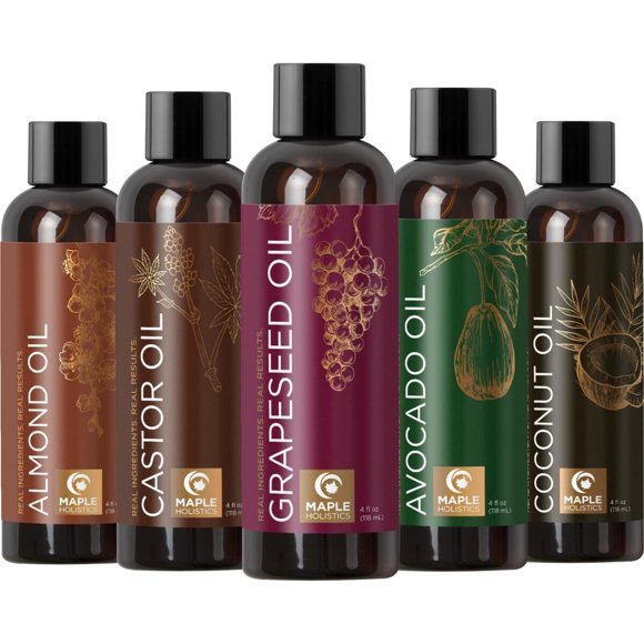 Set de Aceites Portadores Maple Holistics para Piel y Cabello