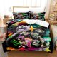 thumbnail image 1 of Kawaii Game Splatoon 3 Bedding Set Single Twin Full Size Bed Set Adult Kid Bedroom Duvet cover Sets Bed Sheet Set Bed Sheets, 1 of 5